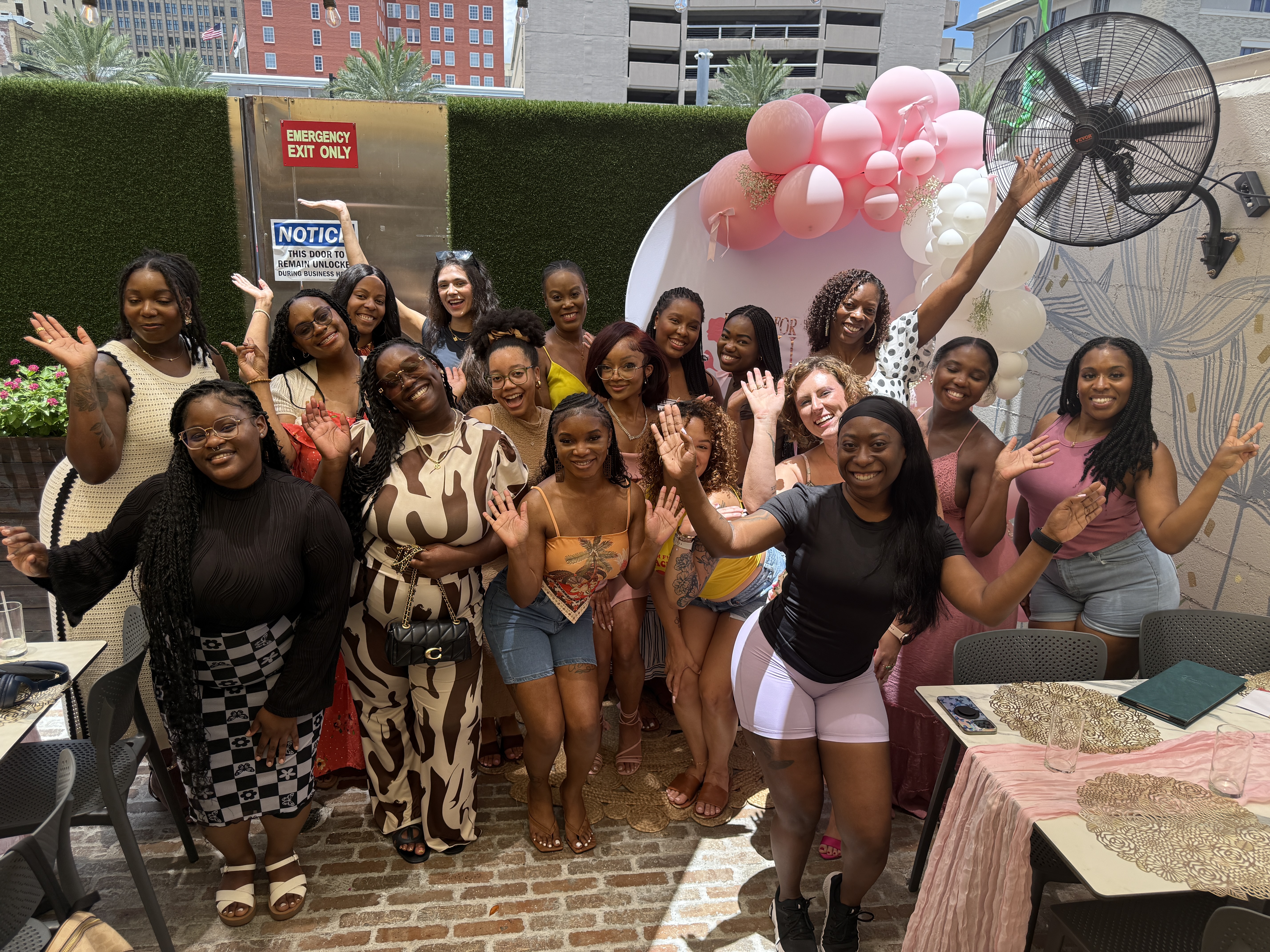 Women in a leadership circle